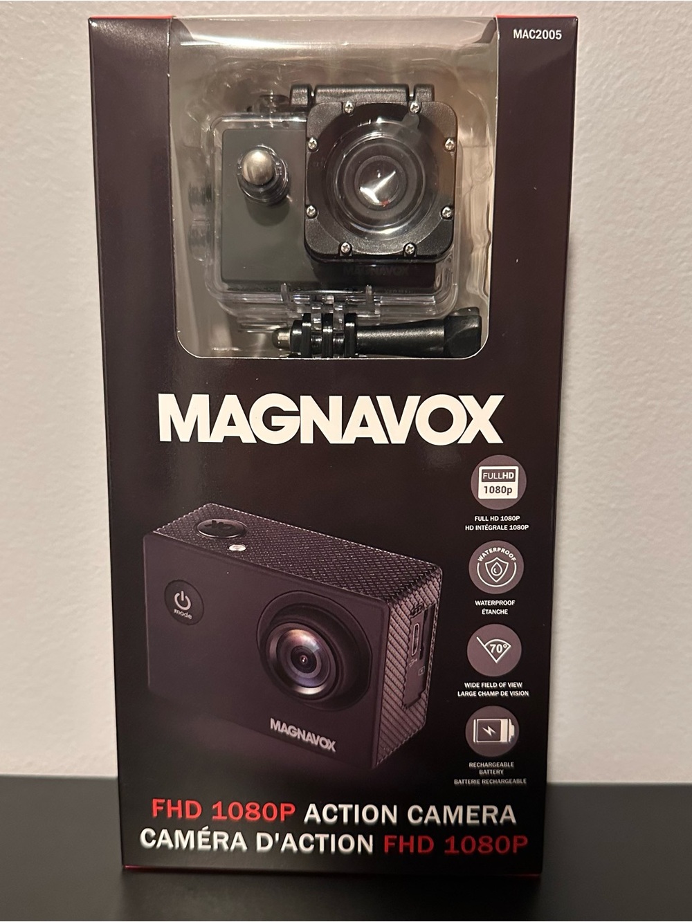 Brand new Magnavox FHD 1080P Action Camera (MAC2005)